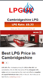 Mobile Screenshot of cambridgeshirelpg.co.uk